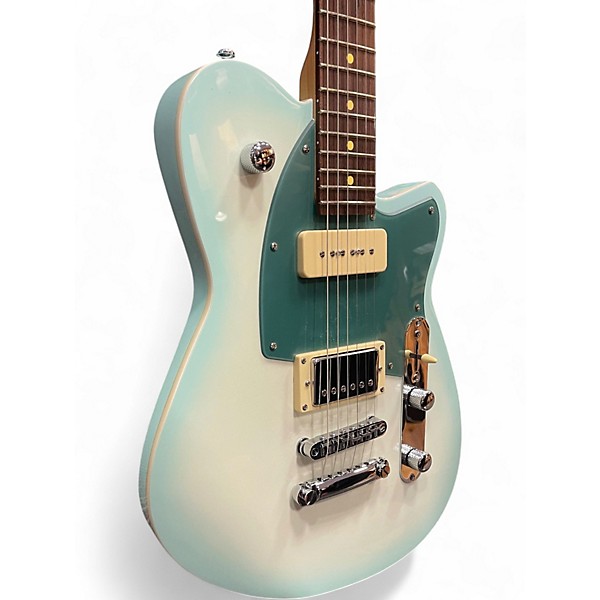 Used Reverend DOUBLE AGENT WASHBURST BLUE Solid Body Electric Guitar