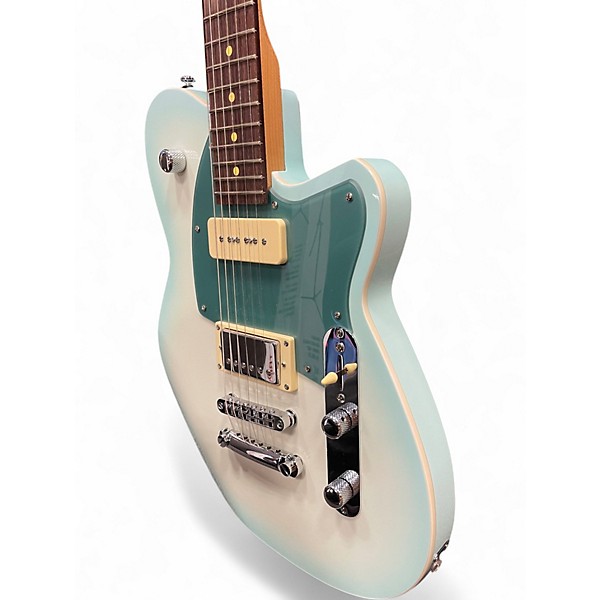 Used Reverend DOUBLE AGENT WASHBURST BLUE Solid Body Electric Guitar