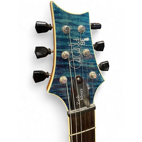 Used PRS Zach Myers Signature SE BLUE Solid Body Electric Guitar