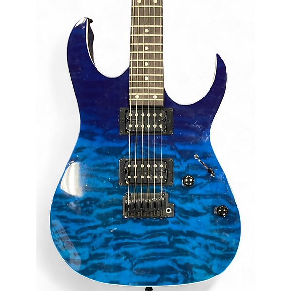 Used Ibanez GRG120BDX Blue Solid Body Electric Guitar