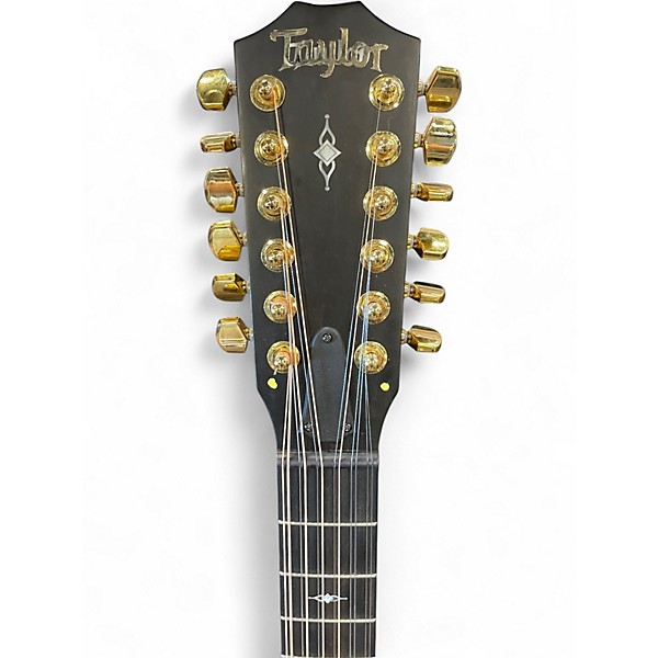 Used 2022 Taylor 352ce Natural 12 String Acoustic Electric Guitar