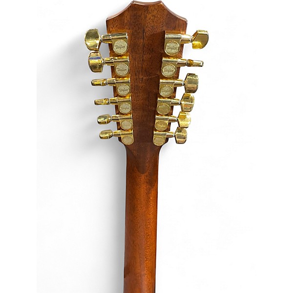 Used 2022 Taylor 352ce Natural 12 String Acoustic Electric Guitar