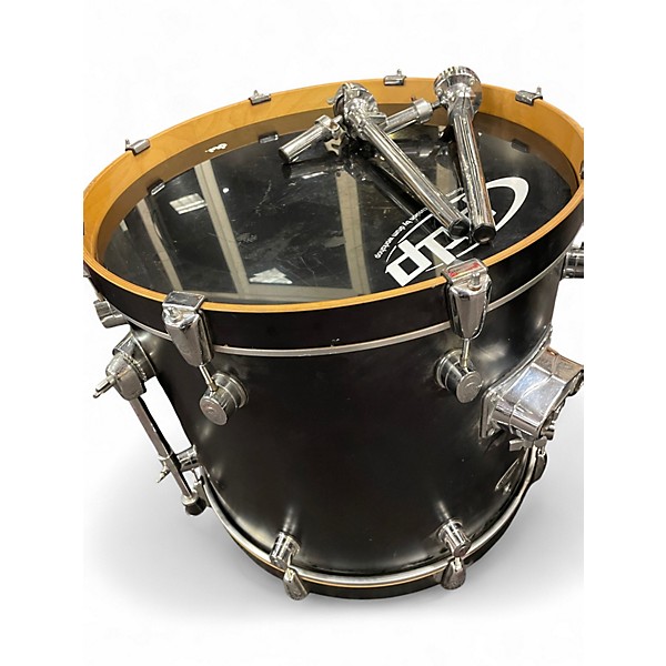 Used PDP by DW 4 Piece PACIFIC SERIES Black Drum Kit