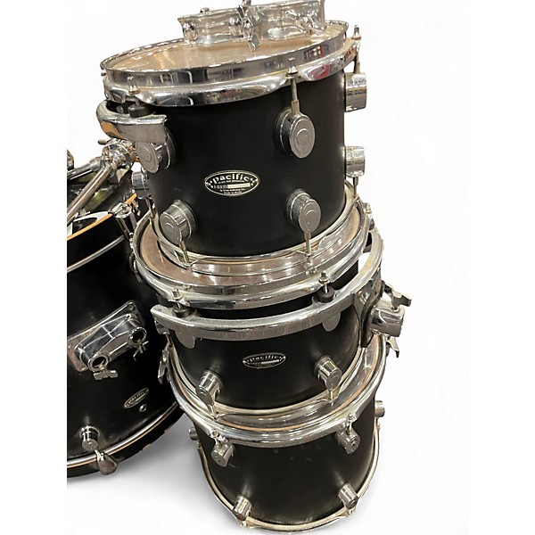 Used PDP by DW 4 Piece PACIFIC SERIES Black Drum Kit
