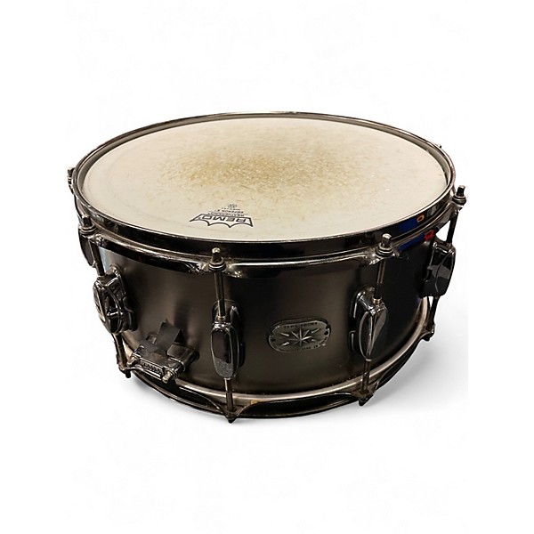 Used TAMA 14X6 Metalworks Snare brushed nickel Drum