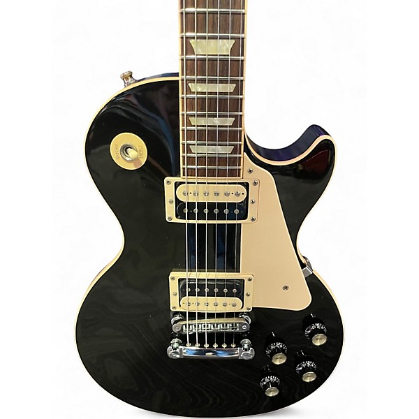 Used 2010 Gibson Les Paul Standard Black Solid Body Electric Guitar