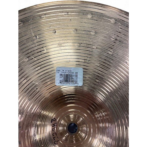 Used SABIAN 14in B8 Thin Crash Cymbal