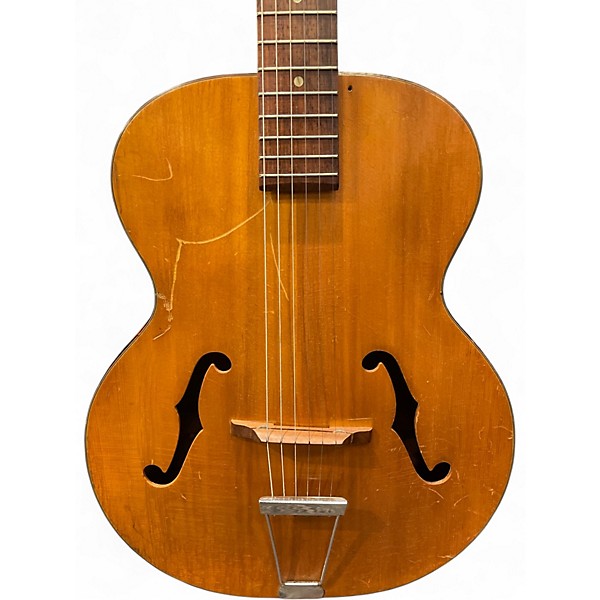 Vintage 1950s Harmony PATRICIAN ARCHTOP NATURAL Acoustic Guitar