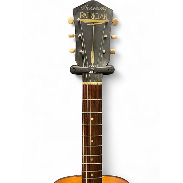 Vintage 1950s Harmony PATRICIAN ARCHTOP NATURAL Acoustic Guitar