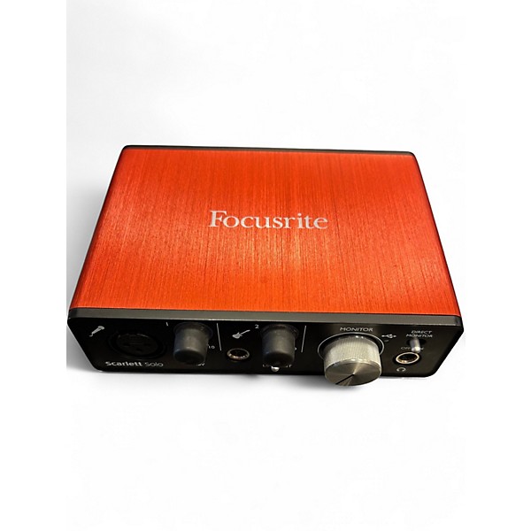 Used Focusrite Scarlett Solo Gen 2 Audio Interface