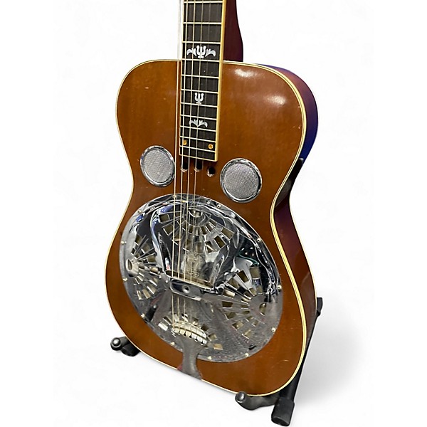 Used 1980 Dobro 60ms Brown Resonator Guitar