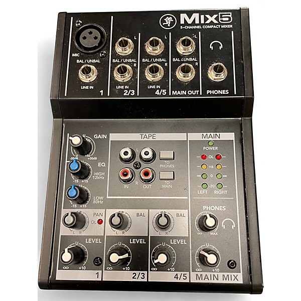 Used Mackie MIX5 Powered Mixer