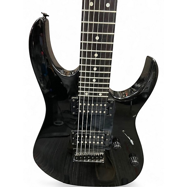 Used Ibanez RG7321 7 String Black Solid Body Electric Guitar