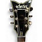 Used Schecter Guitar Research Solo 2 CUSTOM Trans Black Solid Body Electric Guitar
