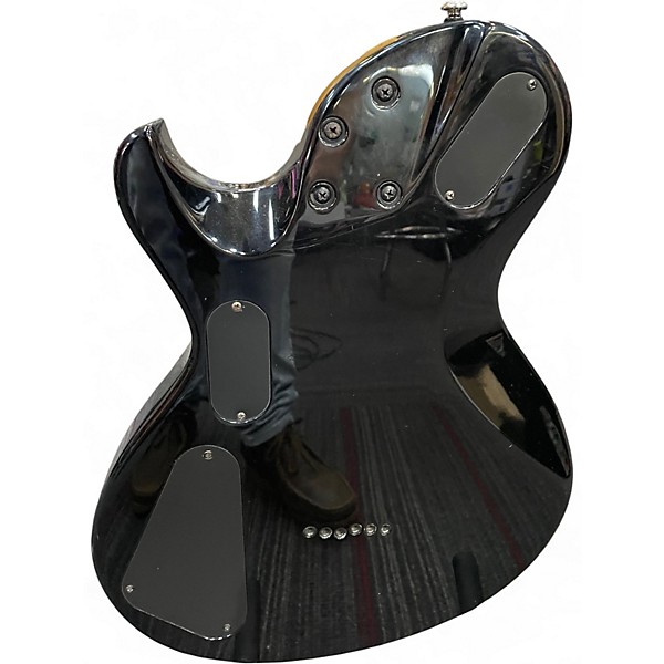 Used Schecter Guitar Research Solo 2 CUSTOM Trans Black Solid Body Electric Guitar