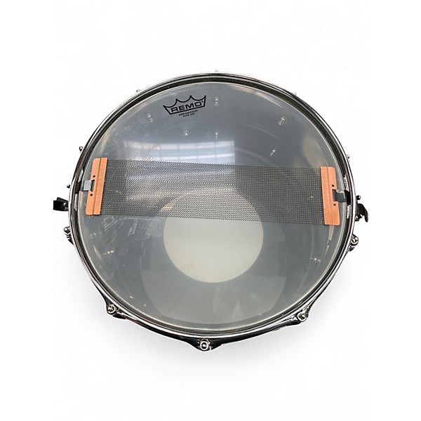 Used Pearl 14X6.5 Sensitone Snare Black Chrome Drum