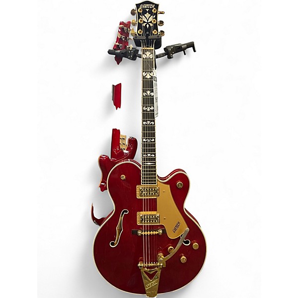 Used Gretsch Guitars Super Gretsch 7690 G7690 Cherry Red Hollow Body Electric Guitar