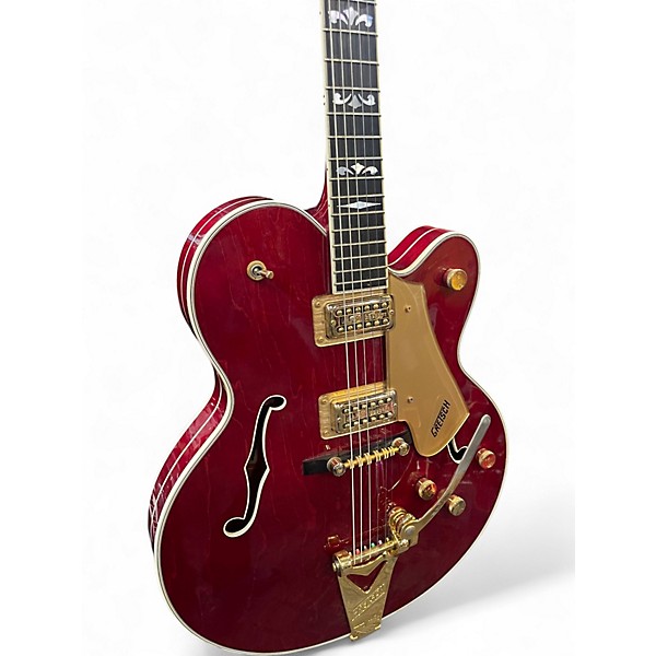 Used Gretsch Guitars Super Gretsch 7690 G7690 Cherry Red Hollow Body Electric Guitar