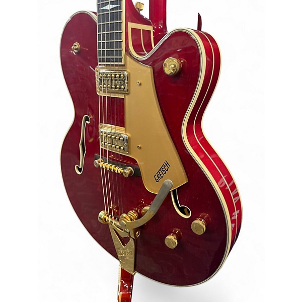Used Gretsch Guitars Super Gretsch 7690 G7690 Cherry Red Hollow Body Electric Guitar