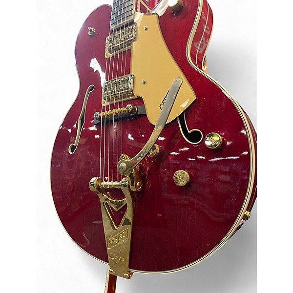 Used Gretsch Guitars Super Gretsch 7690 G7690 Cherry Red Hollow Body Electric Guitar