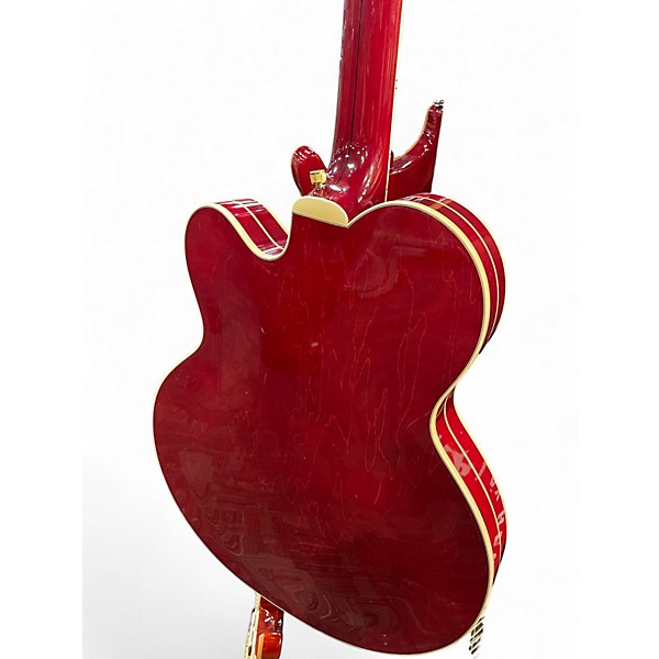Used Gretsch Guitars Super Gretsch 7690 G7690 Cherry Red Hollow Body Electric Guitar