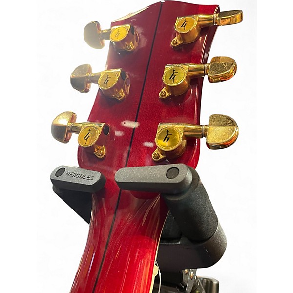 Used Gretsch Guitars Super Gretsch 7690 G7690 Cherry Red Hollow Body Electric Guitar