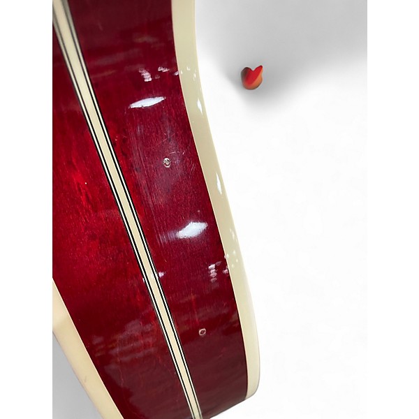 Used Gretsch Guitars Super Gretsch 7690 G7690 Cherry Red Hollow Body Electric Guitar