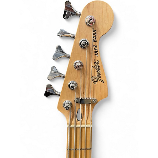 Used Fender deluxe jazz bass sunburst Electric Bass Guitar