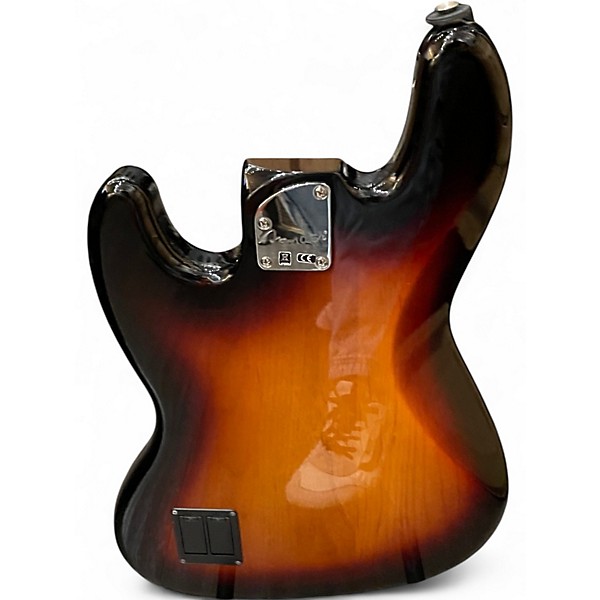 Used Fender deluxe jazz bass sunburst Electric Bass Guitar