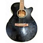 Used Schecter Guitar Research SW2000 Black Acoustic Electric Guitar