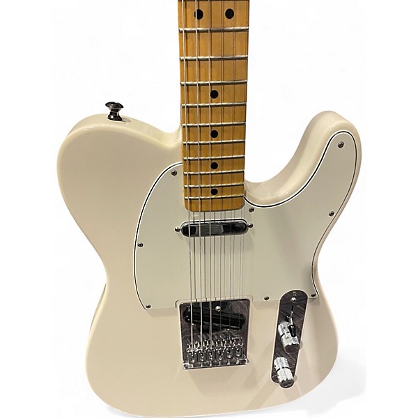 Used Fender Standard Telecaster Olympic White Solid Body Electric Guitar