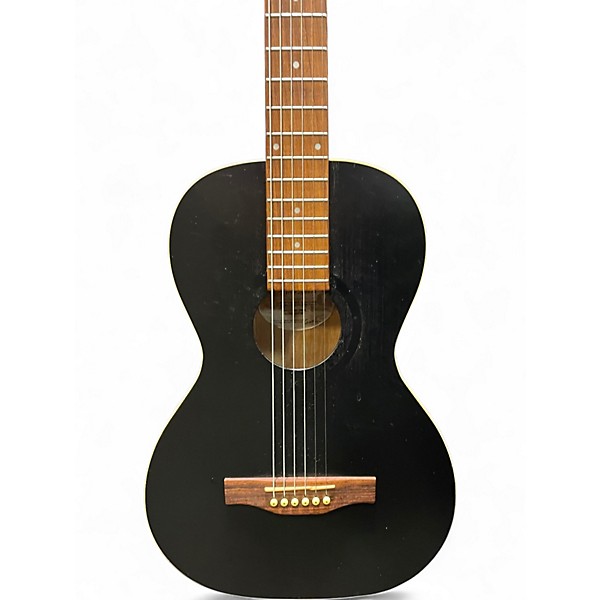 Used Art & Lutherie Cedar Black Acoustic Electric Guitar