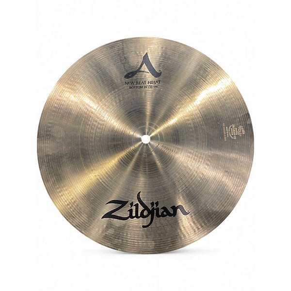 Used Zildjian 14in A NEW BEAT HIHAT PAIR Cymbal