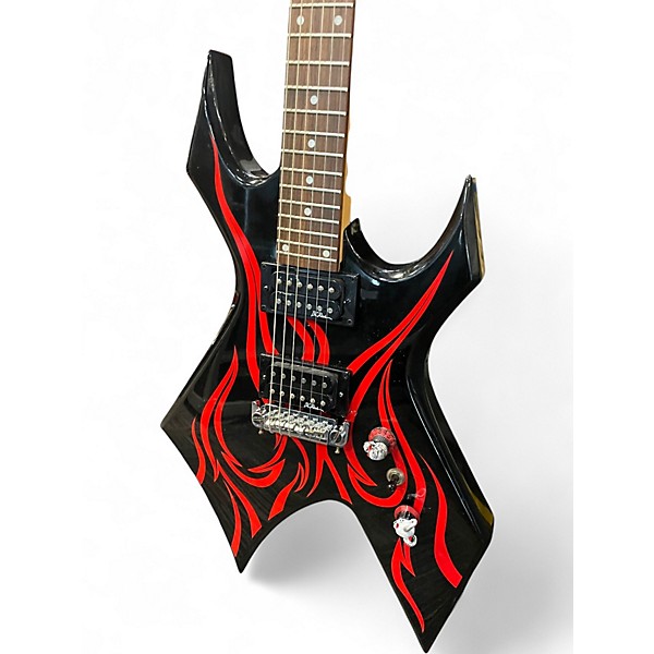 Used B.C. Rich Warlock KKW Kerry King Red Tribal Solid Body Electric Guitar