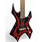 Used B.C. Rich Warlock KKW Kerry King Red Tribal Solid Body Electric Guitar