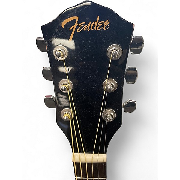 Used Fender FA135CE Concert Black Acoustic Electric Guitar