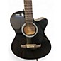 Used Fender FA135CE Concert Black Acoustic Electric Guitar