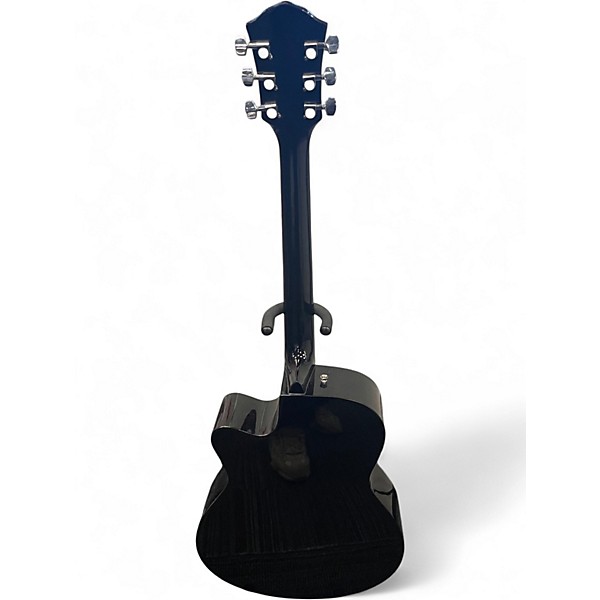 Used Fender FA135CE Concert Black Acoustic Electric Guitar