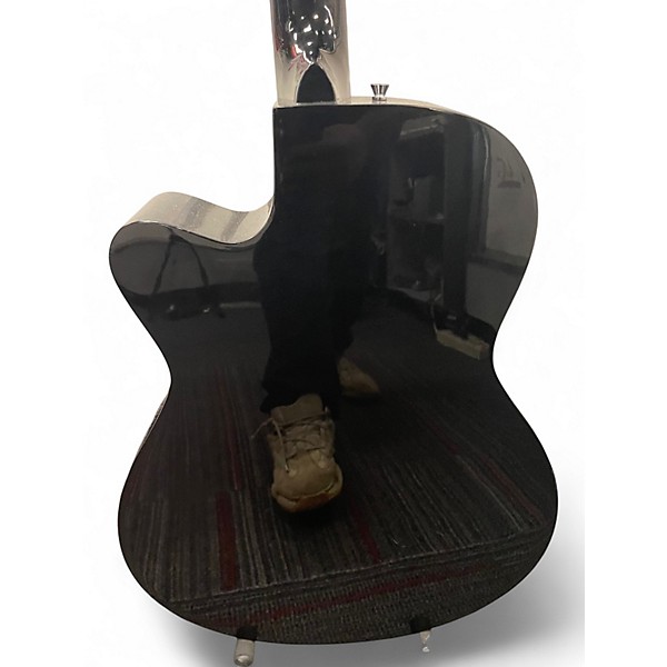 Used Fender FA135CE Concert Black Acoustic Electric Guitar
