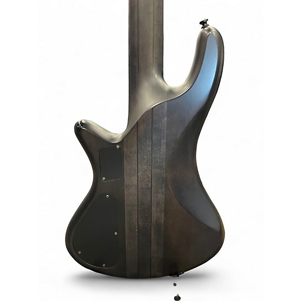 Used Schecter Guitar Research Stiletto Studio 5 String BLACK Electric Bass Guitar