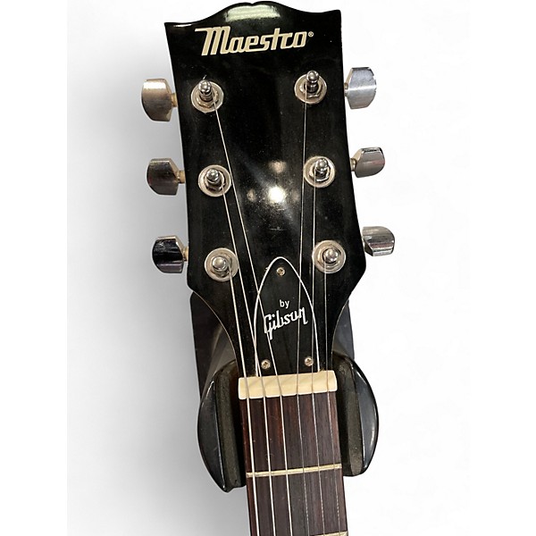 Used Maestro Les Paul Junior Black Solid Body Electric Guitar