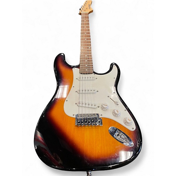 Used First Act 6 string electric guitar 2 Tone Sunburst Solid Body Electric Guitar