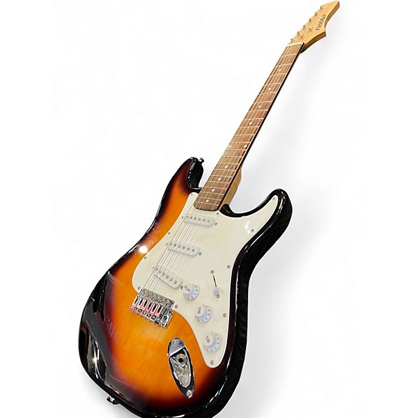 Used First Act 6 string electric guitar 2 Tone Sunburst Solid Body Electric Guitar