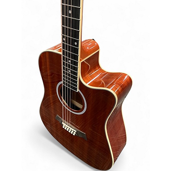 Used Vangoa VGE12-3 Natural 12 String Acoustic Guitar