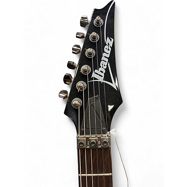 Used 2022 Ibanez S570AH Trans Black Solid Body Electric Guitar