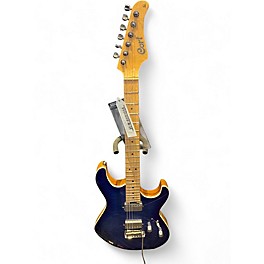 Used 2021 Cort G290 blue flamed Solid Body Electric Guitar