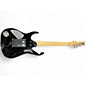 Used Ibanez JEM77P BLACK AND BLUE Solid Body Electric Guitar
