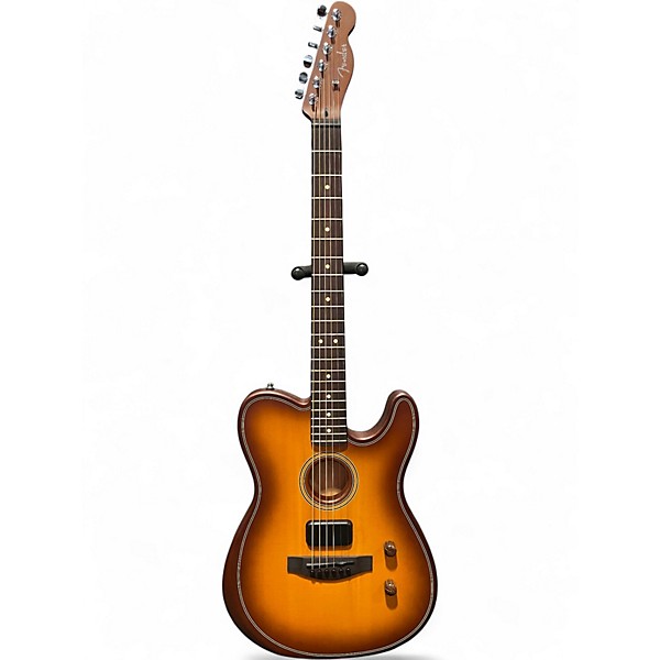 Used Fender Standard Telecoustic Honey Burst Acoustic Electric Guitar