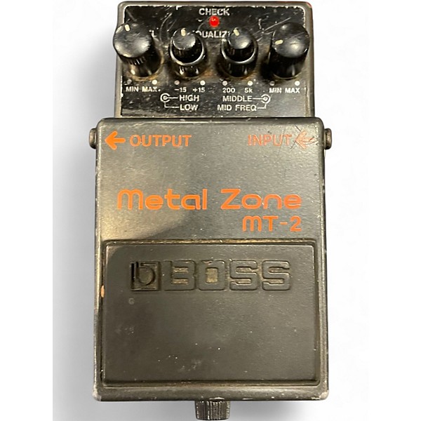 Used BOSS MT2 Metal Zone Distortion Effect Pedal