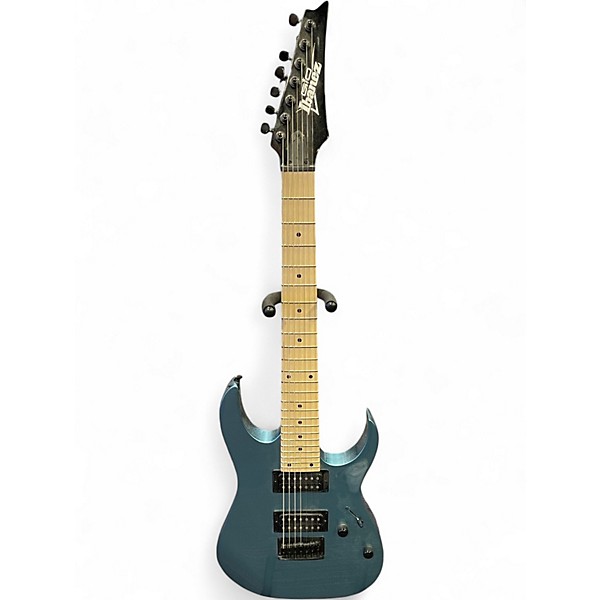 Used Ibanez GRG7221M Metallic Blue Solid Body Electric Guitar